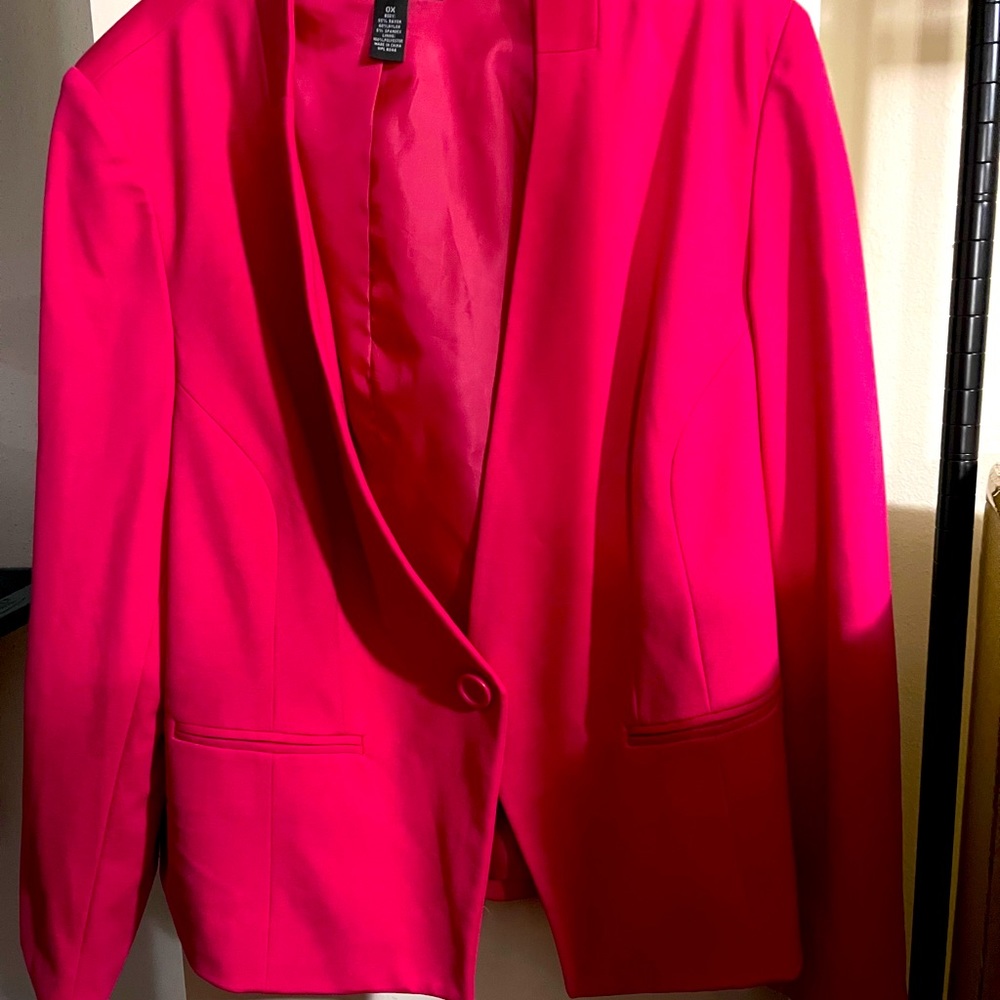 0x International Concepts Hot Pink Radiance Blazer